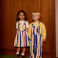 Goldie + Ace 90's Bold Stripe Austin Denim Overalls