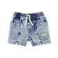 Goldie + Ace Noah Denim Pocket Shorts Light Denim