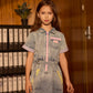 Goldie + Ace Pastel Pop Piper Denim Belted Dress
