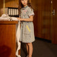 Goldie + Ace Pastel Pop Piper Denim Belted Dress