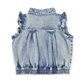 Goldie + Ace Elodie Embroidered Denim Vest