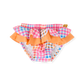 Goldie + Ace Rainbow Gingham Frill Waist Swim Nappy