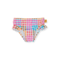 Goldie + Ace Rainbow Gingham Frill Waist Bikini Bottom