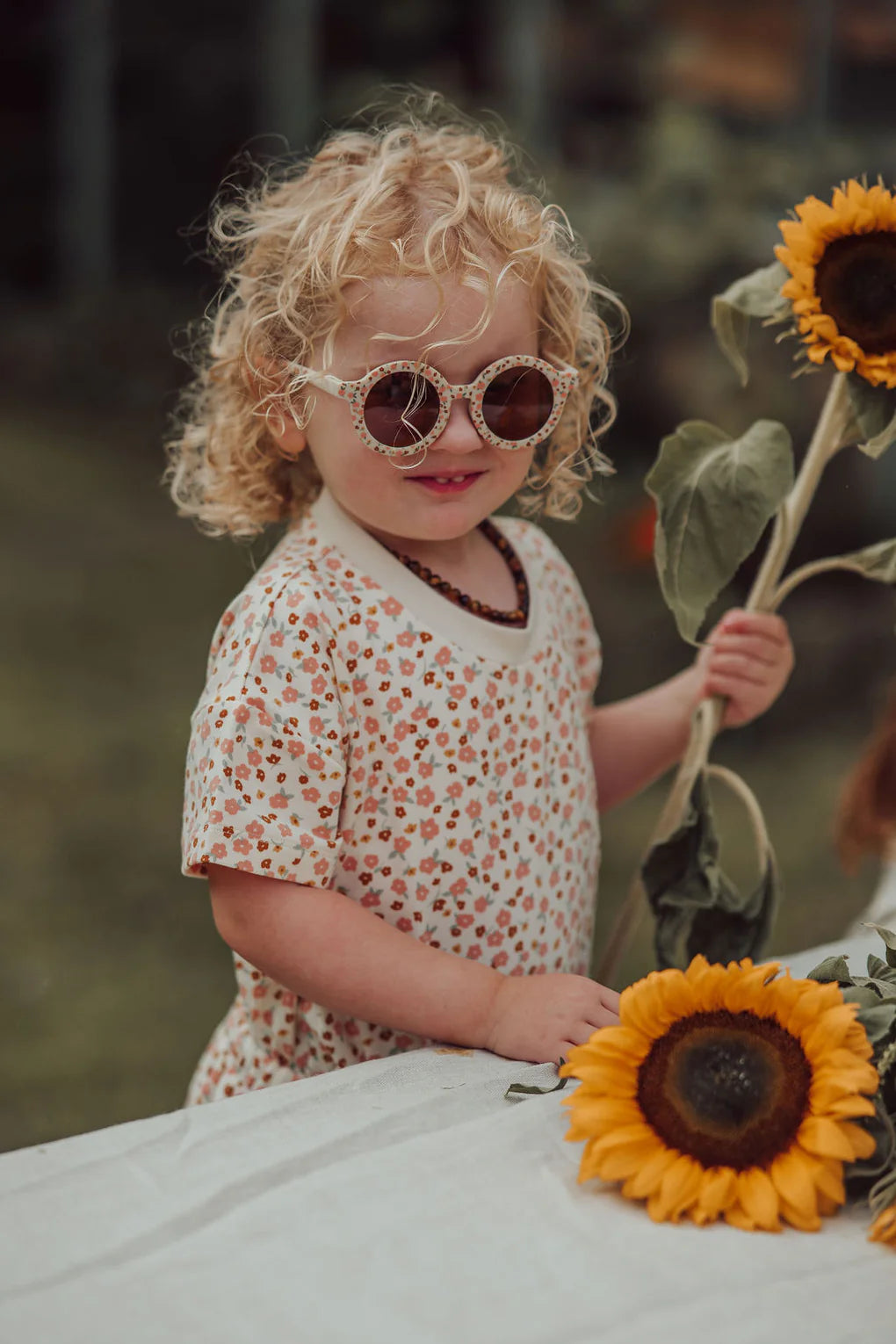 Grech & Co Original Round Sunglasses | Sunset Meadow | Toddler/Child