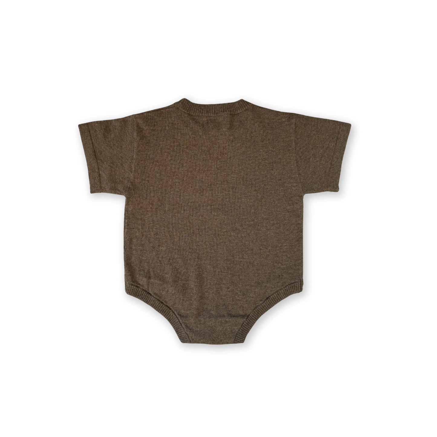 Grown Organic Sardine Oversized Romper Mud