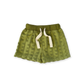 Grown Terry Towelling Flow Shorts Leaf