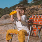 Grown Plaid Pants Mustard