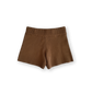 Grown Milano Knit Shorts Brownie