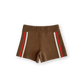 Grown Milano Knit Shorts Brownie