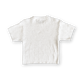 Grown Ribbed Knitted Logo Tee Coconut