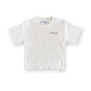 Grown Ribbed Knitted Logo Tee Coconut
