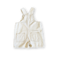 Grown Everyday Twill Short Overalls Milk