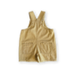 Grown Everyday Twill Short Overalls Mustard