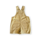 Grown Everyday Twill Short Overalls Mustard