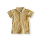 Grown Summer Short Boilersuit Mustard