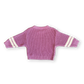 Grown Chunky Rib Pull Over Raspberry