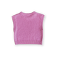 Grown Jersey Knit Vest Raspberry