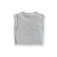 Grown Jersey Knit Vest Stone