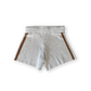 Grown Striped Ribbed Shorts Grey