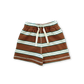 Grown Cotton Sports Stripe Shorts Acorn