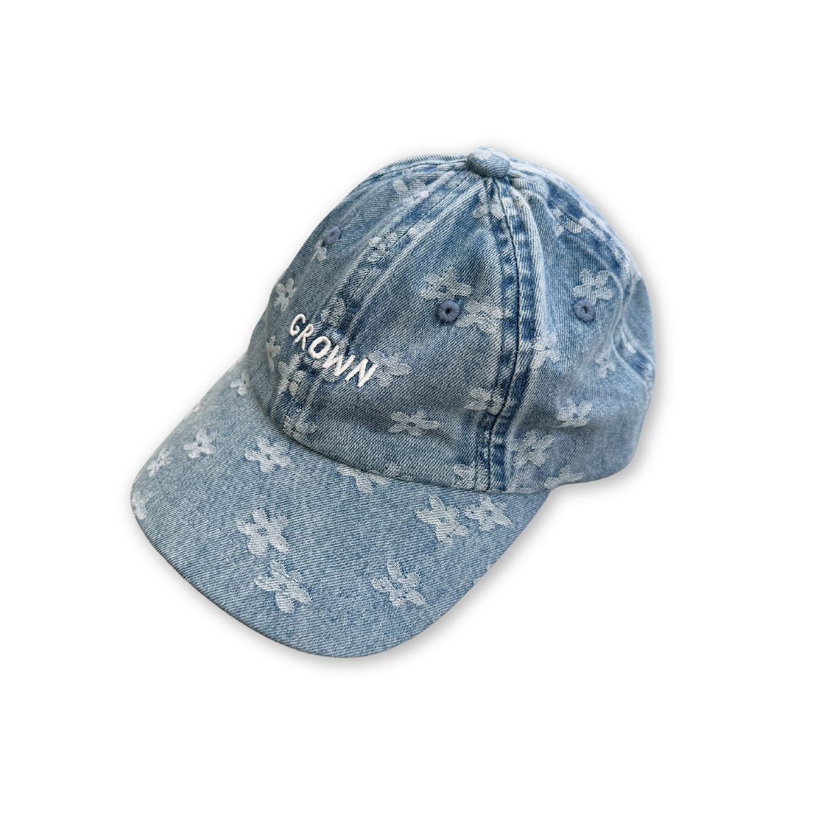 Grown Daisy Denim Cap