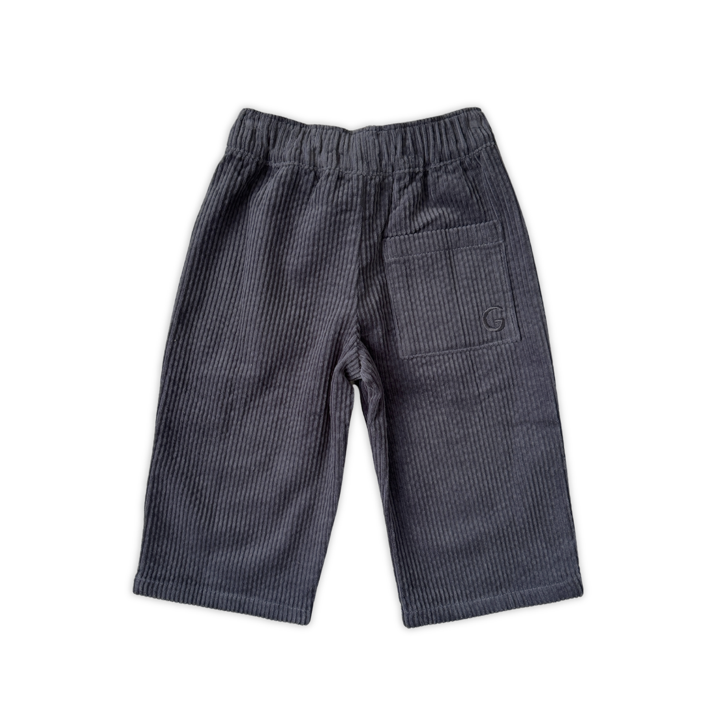 Grown Organic Everyday Cord Pants Charcoal