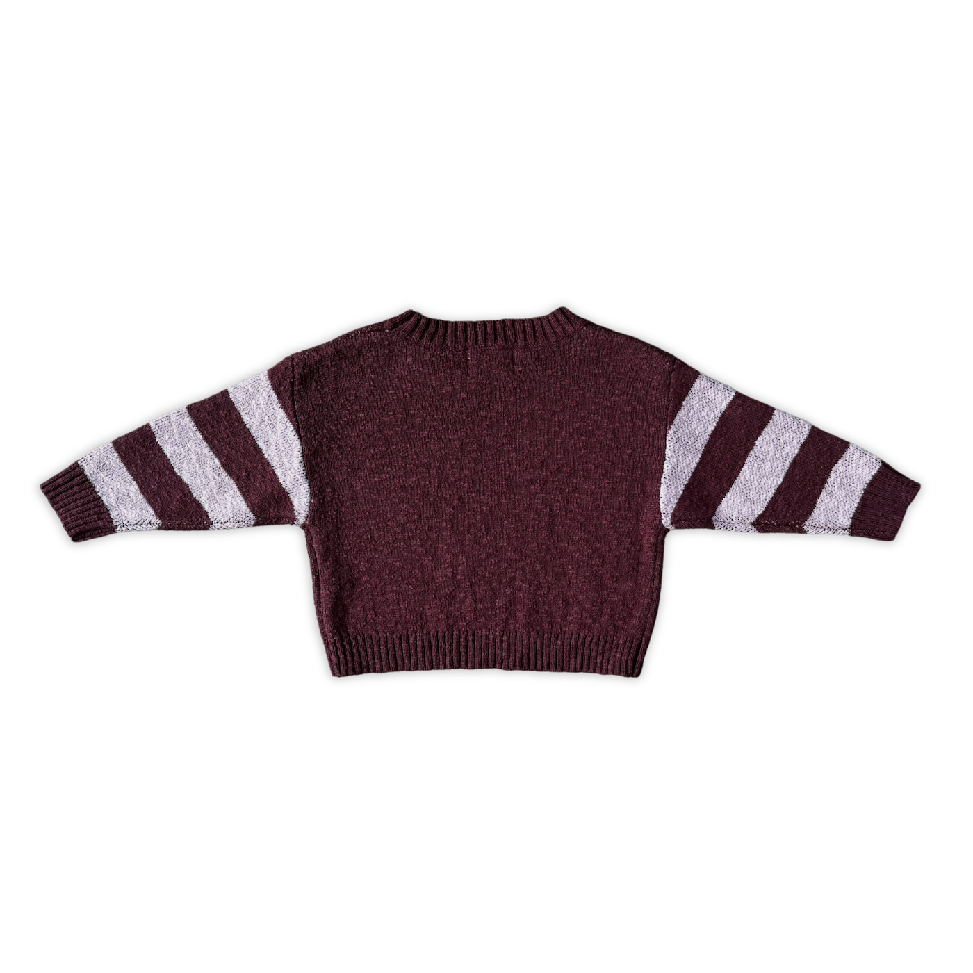 Grown Bloom Knit Pull Over Plum
