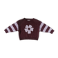 Grown Bloom Knit Pull Over Plum