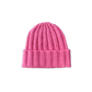 Grown Merino Blend Rib Knit Beanie Raspberry