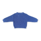 Grown Textured Organic Slub Knit Pull Over Cobalt