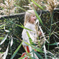 Grown Organic Fringe Rib Knit Pull Over Natural