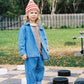 Grown Organic Essential Stripe Long Sleeve Knit Tee Espresso