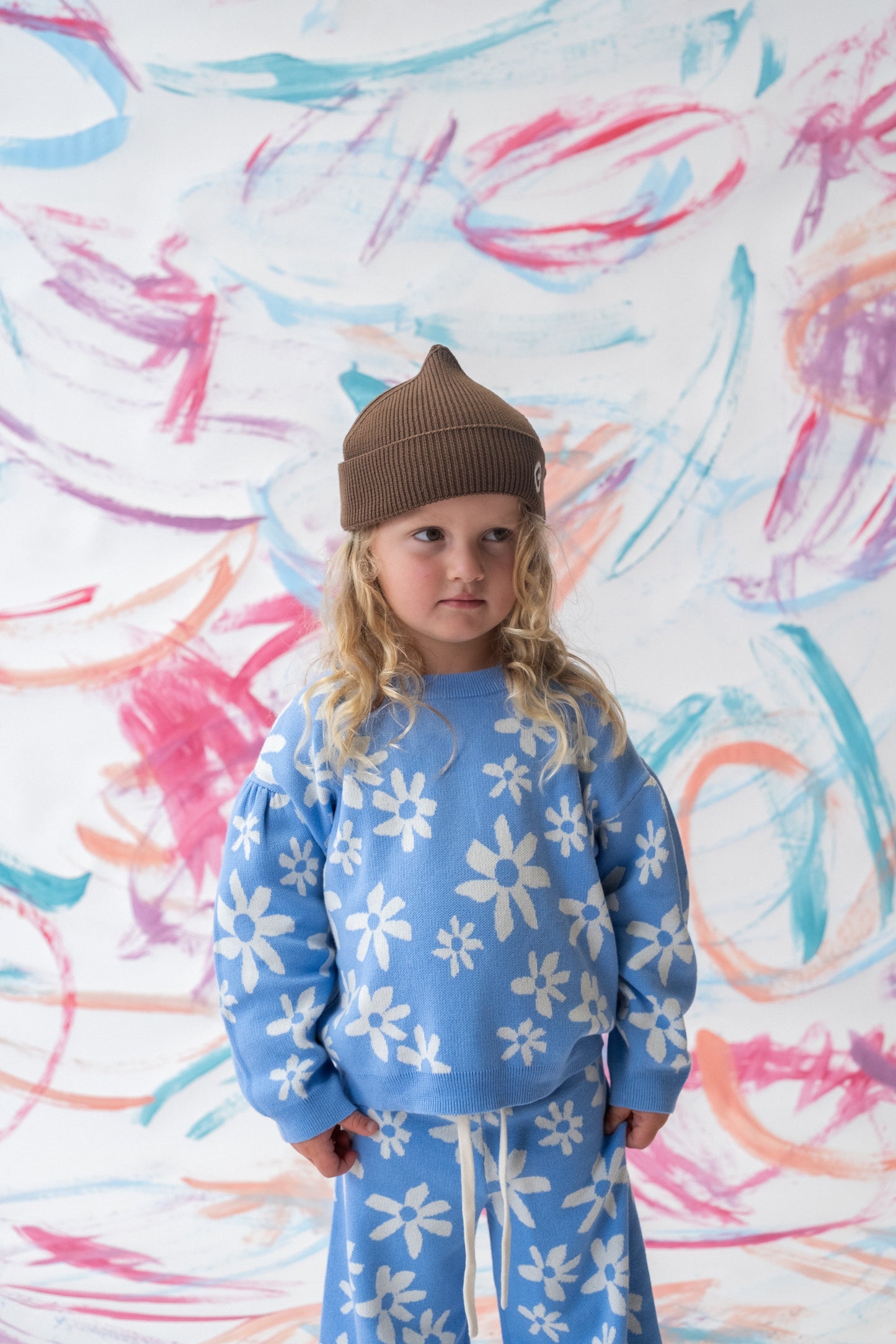 Grown Organic Wild Flower Knit Pull Over
