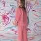 Grown Organic Cord Frill Pant Sorbet *Pre-order*