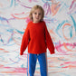 Grown Organic Textured Boucle Knit Pull Over Sauce