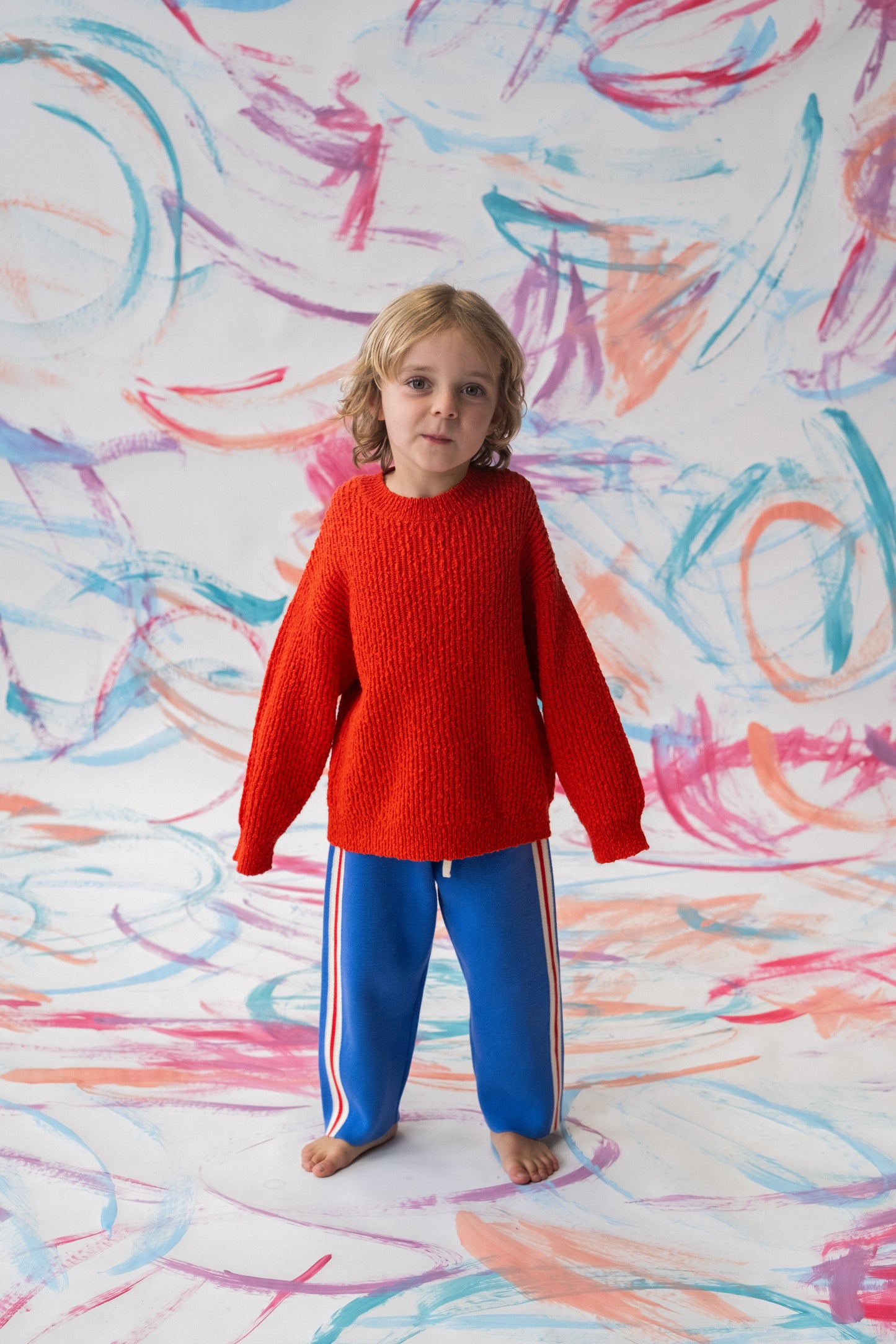 Grown Organic Tape Milano Knit Pant Cobalt *Pre-order*