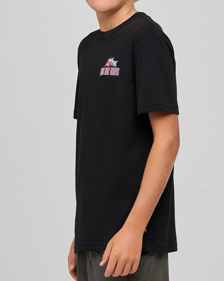 Mad Hueys King Cod Codzilla Tee Black