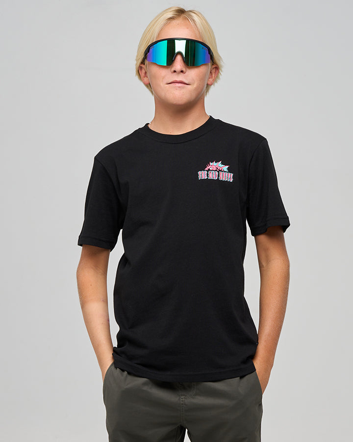 Mad Hueys King Cod Codzilla Tee Black