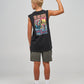 Mad Hueys King Cod Codzilla Muscle Tee Black