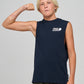 Mad Hueys Frothing For More Muscle Tee Navy