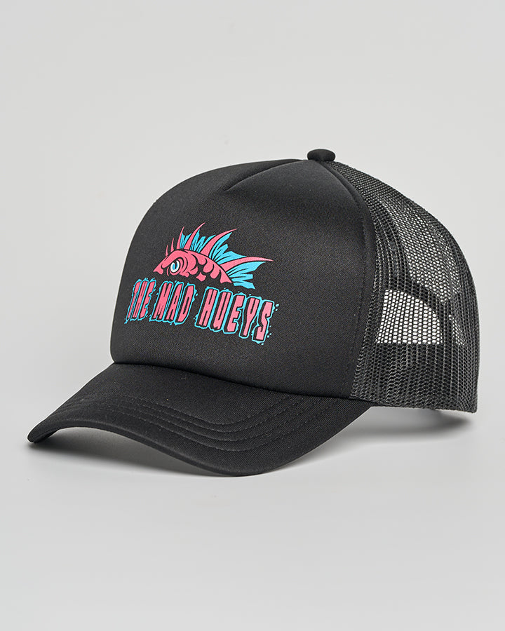 Mad Hueys King Cod Codzilla Foam Trucker Black
