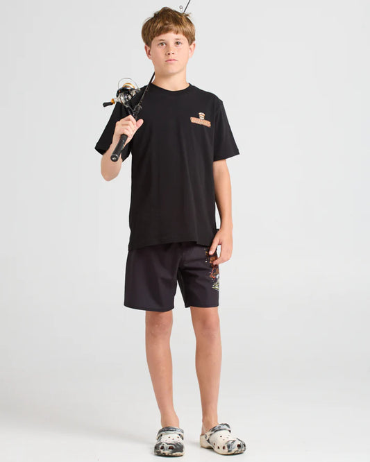 Mad Hueys The Kraken Captain Short Sleeve Tee Black