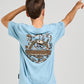 Mad Hueys The Sea Captain Tee Steel Blue