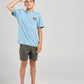 Mad Hueys The Sea Captain Tee Steel Blue