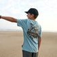 Mad Hueys The Sea Captain Tee Steel Blue