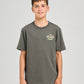 Mad Hueys Stay Frothing Tee Charcoal