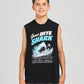 Mad Hueys Great Bite Shark Muscle Tee Black