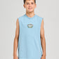 Mad Hueys Stay Frothing Muscle Tee Steel Blue