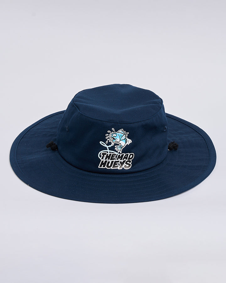 Mad Hueys Wide Brim Hat Great Bite Shark