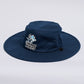 Mad Hueys Wide Brim Hat Great Bite Shark